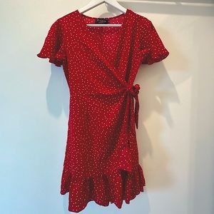 Relipop Red Tie Dress